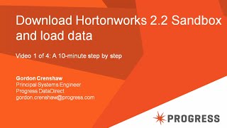 Download Hortonworks 22 Sandbox and load data [upl. by Thorley]