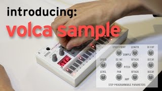 Introducing KORG volca sample [upl. by Adnorrahs]