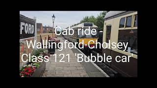 Cab Ride  Wallingford to Cholsey aboard a Class 121 W55034 Bubble car built 1961  all the way [upl. by Ocramed]