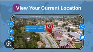 How to See What position you are in through the location trackStreet Live View 3D GPS Map [upl. by Joli234]