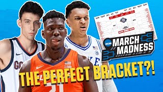 63 March Madness 2022 PREDICTIONS  The PERFECT BRACKET DOES EXIST [upl. by Odele]