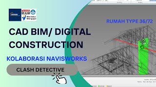 Clash detection Navisworks [upl. by Ayn]