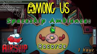 Among Us Ambience  Airship Records 1h [upl. by Llenil]