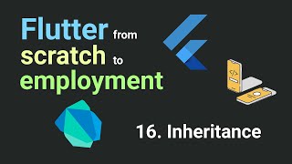 Free Flutter Course From Scratch To Employment 16 Inheritance  Flutter Tutorial [upl. by Luann837]