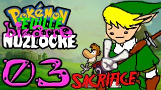 1er Sacrifice  Bizarre Nuzlocke 03 Pokemon Vert Feuille [upl. by Cerf]