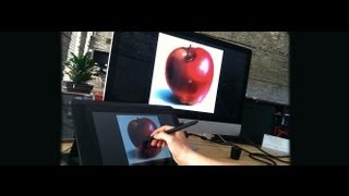 13HD Cintiq Unpacking and First Impressions [upl. by Lede]