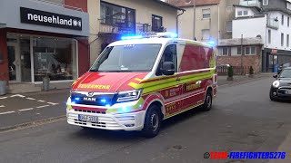 Brand in ehemaligem Einkaufszentrum Einsatz für Feuerwehr DRK und THW in Gelnhausen [upl. by Nileuqcaj992]