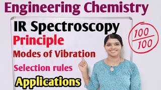 Vibrational Spectroscopy  IR SPECTROSCOPY  ENGINEERING CHEMISTRY  Full explanation in ENGLISH [upl. by Porche402]