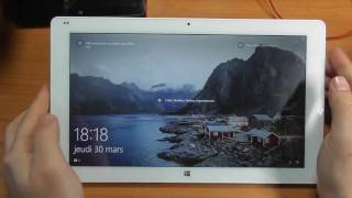 Cube iWork 1X  Windows 10 sur tablette convaincant [upl. by Eardnoed351]