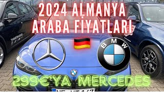 Güncel Almanya araba fiyatları2024🇩🇪 299€’ya Mercedes ŞOKK🇩🇪 [upl. by Nalyr920]