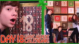 GIANT Advent Calendar Day 18 Christmas Countdown 2017 [upl. by Nart645]