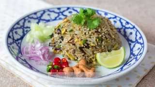 Thai Olive Fried Rice Recipe [upl. by Innos]