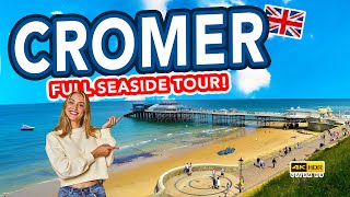 CROMER  Full tour of seaside holiday town Cromer Norfolk [upl. by Cicero]