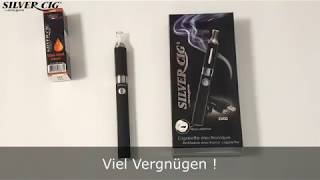 DE  Bedienungsanleitung EZigarette EVod von Silver Cig [upl. by Ian185]