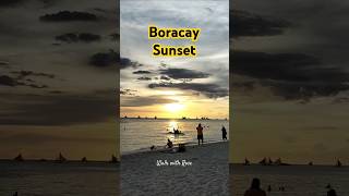 Unbelievably Beautiful Sunset at Boracay Island [upl. by Idihc539]