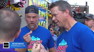 Josh Duhamel joins WCCOs quotThe 4quot at the State Fair [upl. by Eelime]