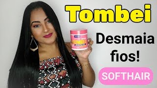 RESENHA  MÁSCARA TOMBEI DESMAIA FIOS  SOFTHAIR [upl. by Buschi913]