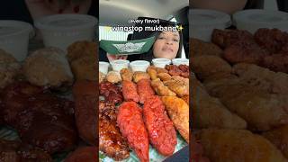 Trying and rating every wingstop flavor wingstop chicken review [upl. by Suivatram]