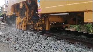 maho to anuradhapura rehabilitation rail track project by ircon and SLR [upl. by Ccasi62]