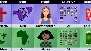 North America vs Africa  Continent Comparison [upl. by Neelak]