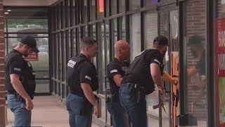 Video captures the moment Aurora police raid massage parlor for prostitution [upl. by Germin322]