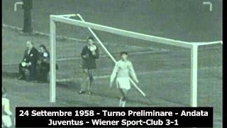 Tutti i gol della Juventus in Europa  195859 Coppa dei Campioni [upl. by Plerre]