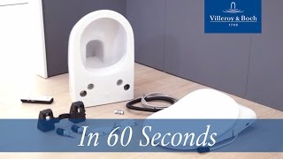 In 60 Seconds ViClean  Villeroy amp Boch [upl. by Anelegna947]