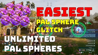 PATCHED EASIEST Pal sphere glitch INFINITE pal spheres PALWORLD [upl. by Eidnar]