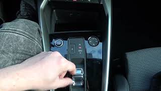 How to Manage Automatic Gearbox in Audi A3 8Y Sportback  2020  now   Change Gear [upl. by Eiramnna539]