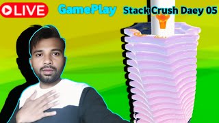 LIVE Stack Crush 📱 Mobile Game 🎮 Play Daey 05 [upl. by Wynne]