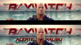 Baywatch Alerte à Malibu  Comparaison du Générique [upl. by Nuj]