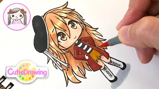 Practicing drawing with Copic 7 Gachalife character you requested [upl. by Tolman]