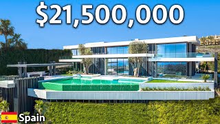 Inside an ULTRA MODERN Spain Mega Mansion With Ocean Views [upl. by Ad794]