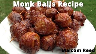 Moink Balls  Bacon Wrapped Meatballs with Malcom Reed HowToBBQRight [upl. by Tsirhc]