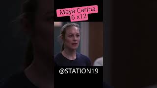 Maya and Carina 6 x12  What If They Cant Fix It 😭😭 maya carina station19 [upl. by Imeka288]