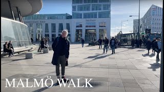 🇸🇪 Malmö Sweden Walking Tour  Afternoon Walk in Business District 4K HDR 60 fps Binaural ASMR [upl. by Kcirdot]