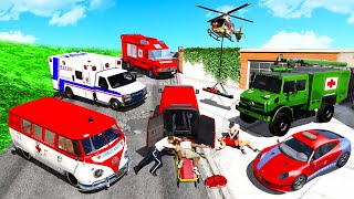 Collecting SECRET MEDICAL VEHICLES in GTA 5 [upl. by Nnairahs830]