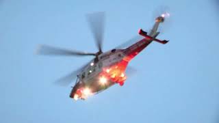 Helicopter Mountain Rescue GLEN COE SCOTLAND [upl. by Ybsorc]