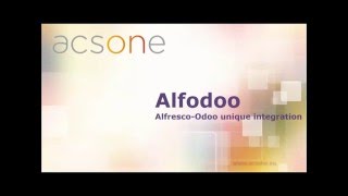 Alfodoo  Unique integration between Alfresco and Odoo [upl. by Acinelav]