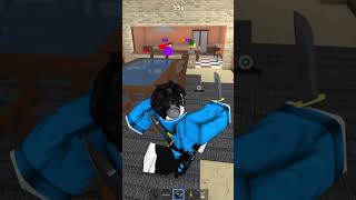 Trolling people with a fake knife robloxshorts roblox youtubeshorts shorts mm2 memes [upl. by Cinderella82]