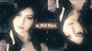 GLITCH PACK ✩  alight motion xml  alight links [upl. by Aikemahs]