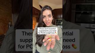 4 Essential Supplements for pcos weight loss [upl. by Nyrhtak]