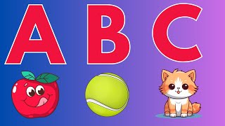 ए बी सी डी A For Apple B For Ball  ABC Alphabet Songs  Learning with Vedu [upl. by Agon]