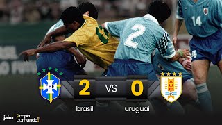 Brasil vs Uruguai  1993  Eliminatórias Copa 1994 [upl. by Bysshe]