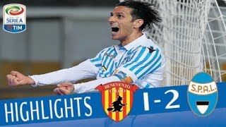 Benevento  Spal 12  Highlights  Giornata 17  Serie A TIM 201718 [upl. by Negiam]