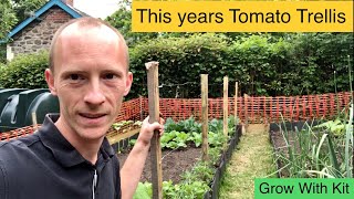 Making a Strong Tomato Trellis  Episode 17 2020 [upl. by Egor]