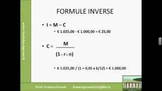 MATEMATICA FINANZIARIA LEZIONE 2 [upl. by Feldstein]