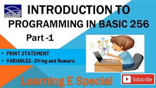 Basic 256 programming  basic 256 tutorial  basic 256 for class 7  basic 256 for class 6 [upl. by Esiralc]