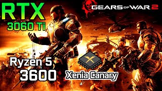 Gears Of War 2 On RTX 3060 Ti  Ryzen 5 3600  Xenia Canary Xbox Emulator PC 1080p Gameplay [upl. by Yeneffit]