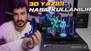 3D YAZICI NASIL KULLANILIR yeni başlayanlar [upl. by Norraa]